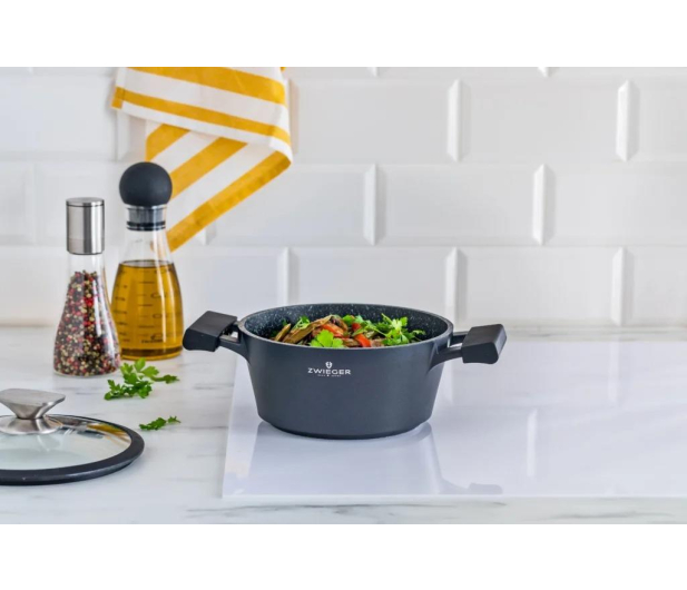ZWIEGER Black Stone Zestaw garnków 6 el. - 1324268 - zdjęcie 6